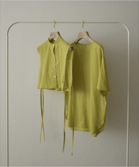 tops-04087 MADE IN JAPAN LAYERED TWIN SHIRT