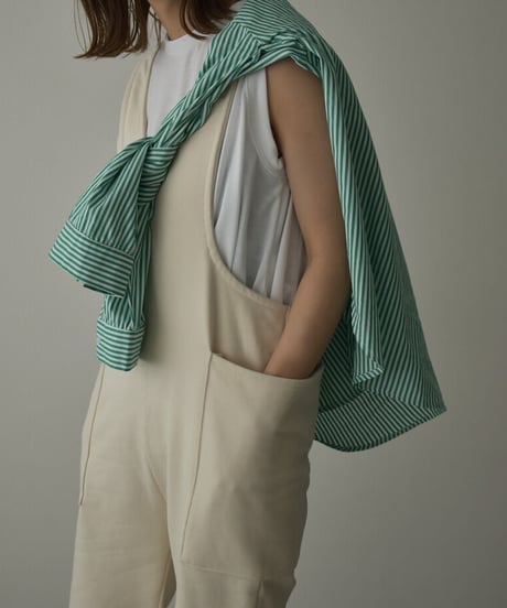 onepiece-04058 MADE IN JAPAN SWEAT OVERALLS Ecru