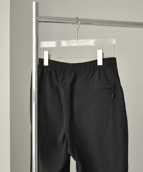 swim-02451　Nylon Taffeta Swim Long Pants　Black　Charcoal