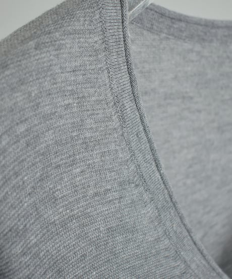 nh-knit-02380 Linen Blend Sheer Knit Cardigan  Ecru Gray Navy