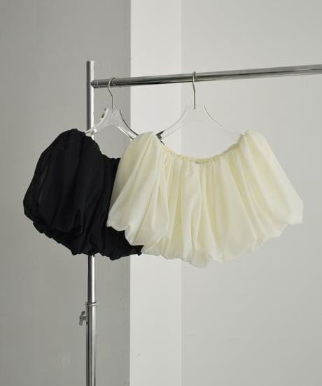 tops-04145　Made in Japan Organza Balloon Tops