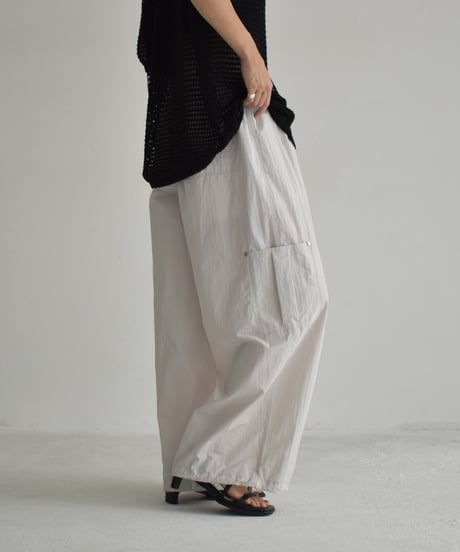 bottoms-02289  Wide Cargo Pants  Light Greige  Brown  Black