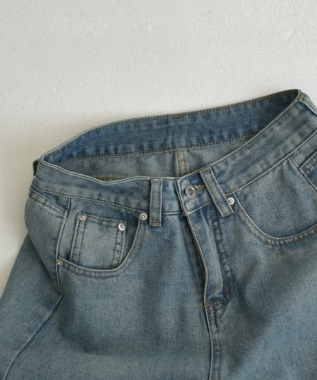 bottoms-02297　Loose Denim Pants