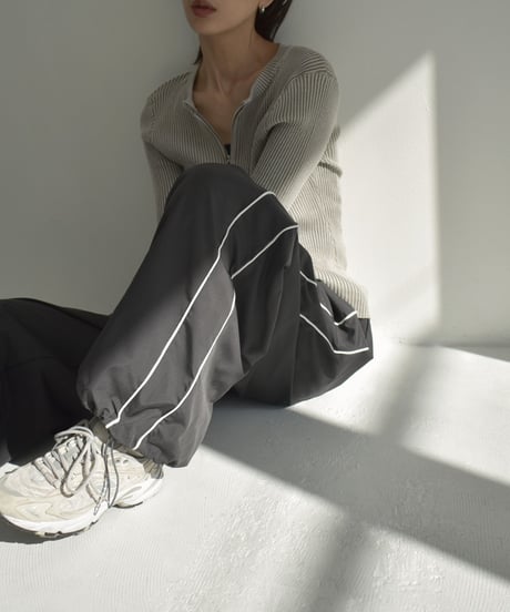 bottoms-02221　Sideline Drost Pants　Light Beige　Dark Grey　Black