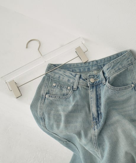 bottoms-02282　Cocoon Denim Pants