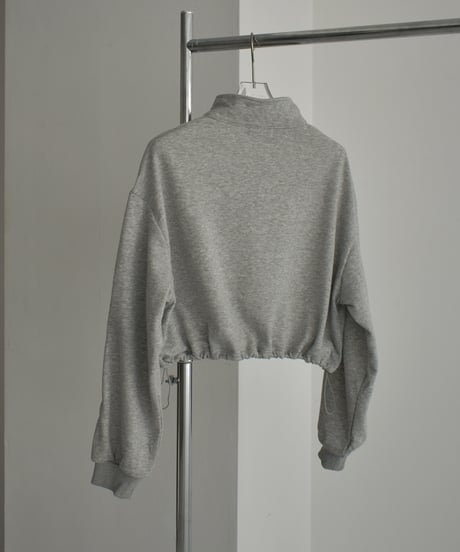 tops-02460　Sideline Half Zip Sweatshirt　White　Grey　Black