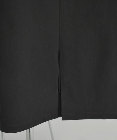 bottoms-12015　Stretch Chino Tight Skirt  Black