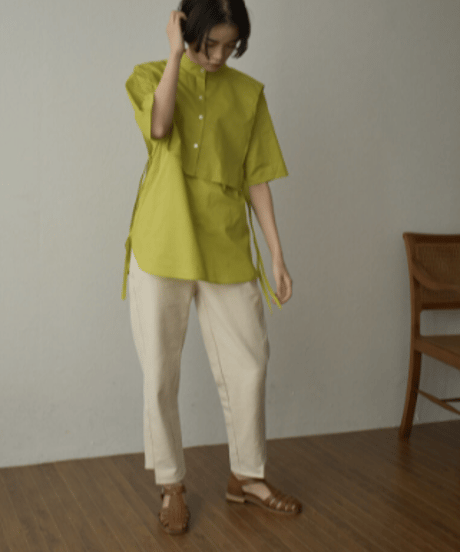 tops-04087 MADE IN JAPAN LAYERED TWIN SHIRT