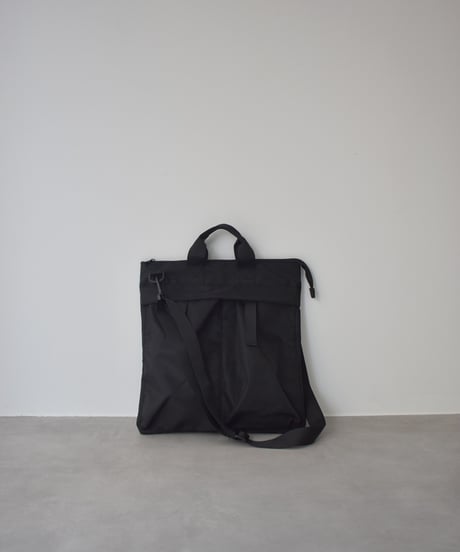 bag2-02666　2way Square Utility Bag　Black
