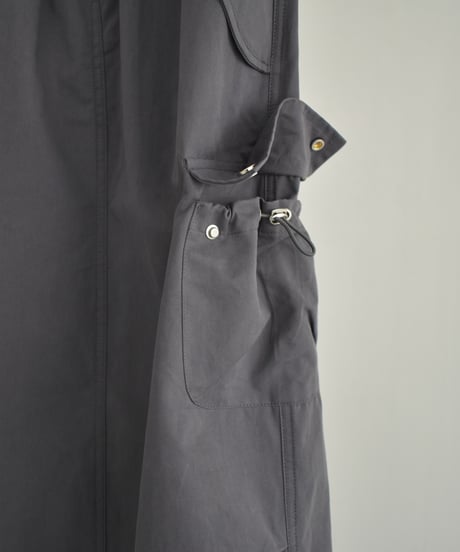 bottoms-02234　Parachute Skirt Light Greige Light Khaki Charcoal Black