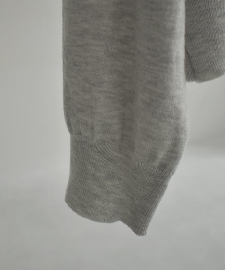 knit-02340　Boatneck Knit Pullover　Ecru Light-Gray Navy Charcoal Black