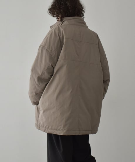 outer-02096   Stand Collar Volume Down Coat