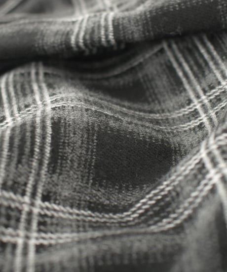 tops-02576　Flannel Check Shirt　Brown Black
