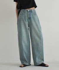 bottoms-02282　Cocoon Denim Pants