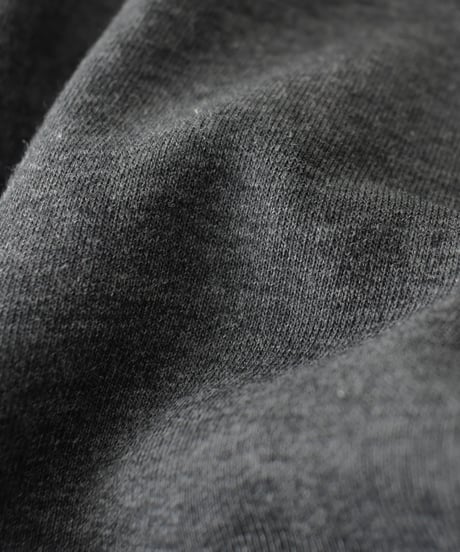 【UNISEX】tops-02591 Cutoff Design Sweat Pullover Oatmeal Light Gray Dark Gray