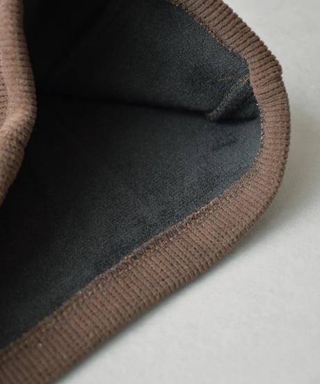 bottoms-02311 Fleece-Lined Corduroy Relax Pants Ecru Brown Black