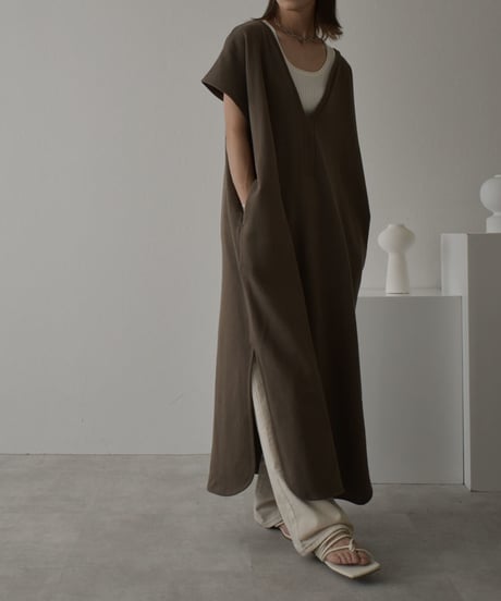 onepiece-04032　MADE IN JAPAN FLEECE SWEAT KAFTAN