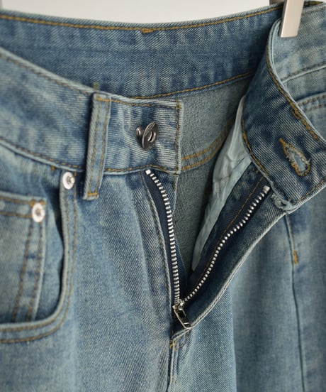 bottoms-02297　Loose Denim Pants