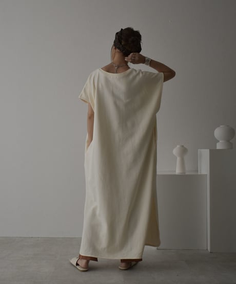 onepiece-04032　MADE IN JAPAN FLEECE SWEAT KAFTAN