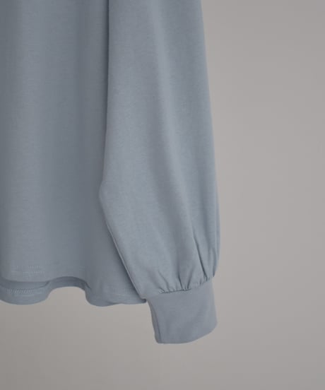 nh-tops-02595 Volume Sleeve Long T-Shirt White Blue Black