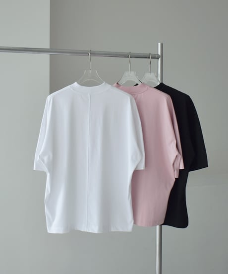 nh-tops-02604 Box T-Shirt White Pink Black