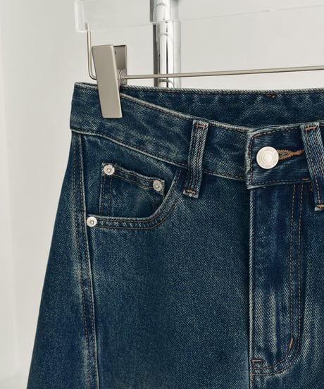 bottoms-02283  Curve Denim Pants  Indigo Blue