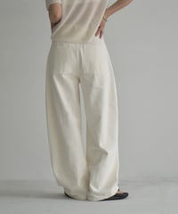 bottoms-02284  Curve Denim Pants  Off White