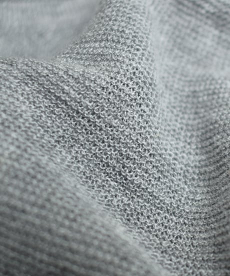 nh-knit-02381 Linen Blend Sheer Knit Vest  Ecru Gray Navy