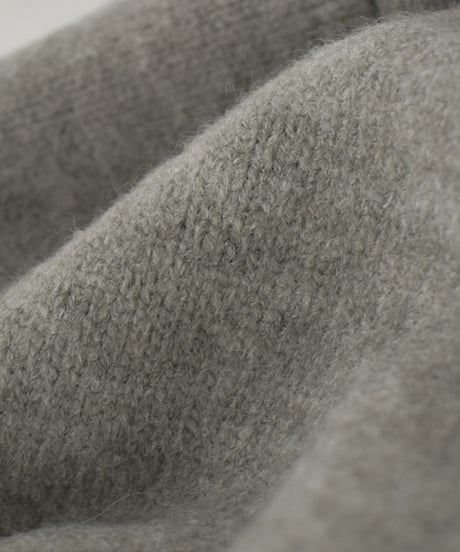 knit-02353　Wide Sleeve Knit Pullover Ecru gray Dark-gray Navy Brown