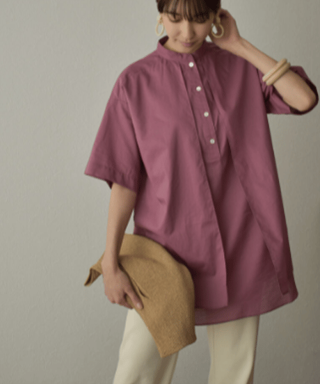tops-04086　MADE IN JAPAN LAYERED SHIRT