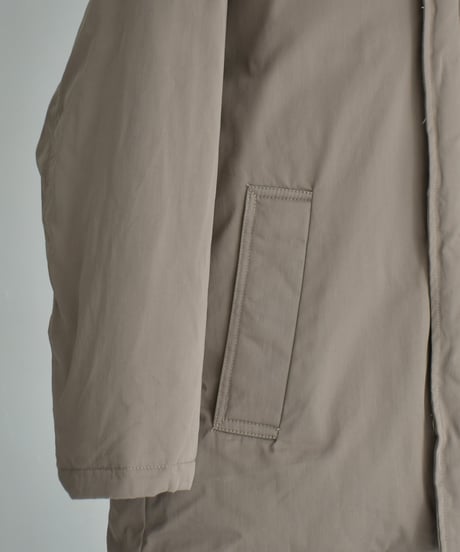outer-02096   Stand Collar Volume Down Coat