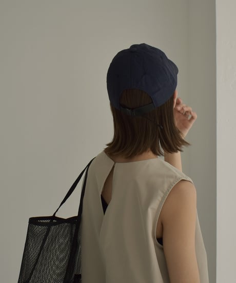 beach-02021　Water Repellent Nylon Beach Cap　Charcoal　Navy　Black