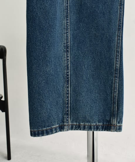 bottoms-02283  Curve Denim Pants  Indigo Blue