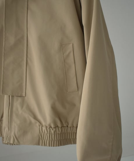 outer-02081　Oversized Blouson　Beige　Black