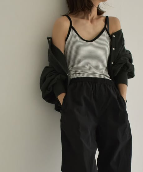 swim-02451　Nylon Taffeta Swim Long Pants　Black　Charcoal