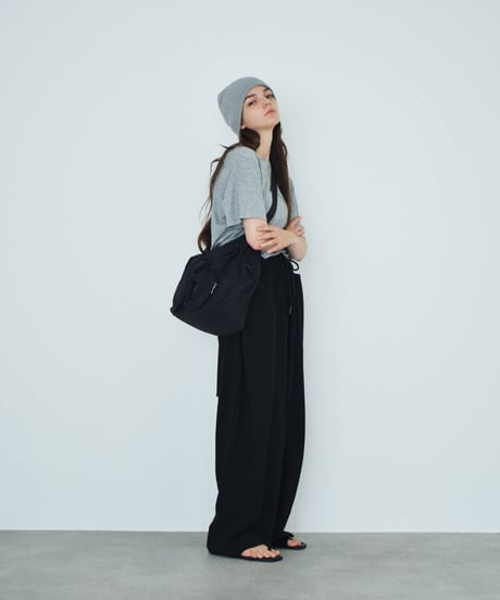 nh-tops-02611 Back Stitch T-Shirt White Gray Black