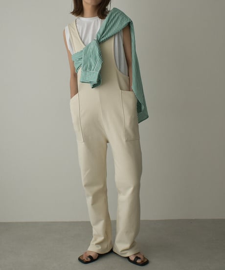 onepiece-04058 MADE IN JAPAN SWEAT OVERALLS Ecru