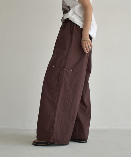 bottoms-02289  Wide Cargo Pants  Light Greige  Brown  Black