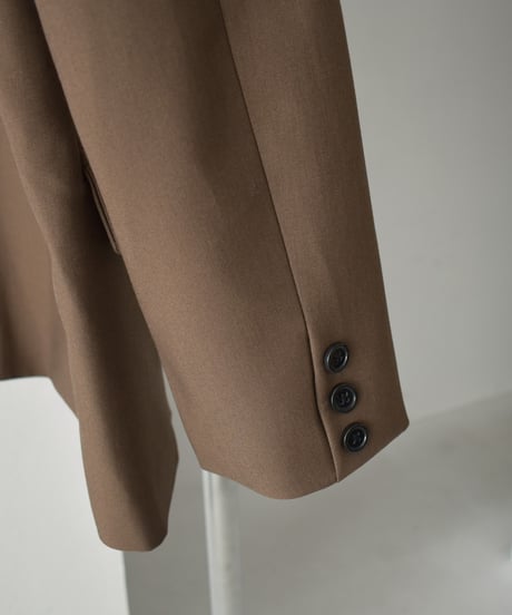 jacket-02023 3button Tailored Jacket  Brown