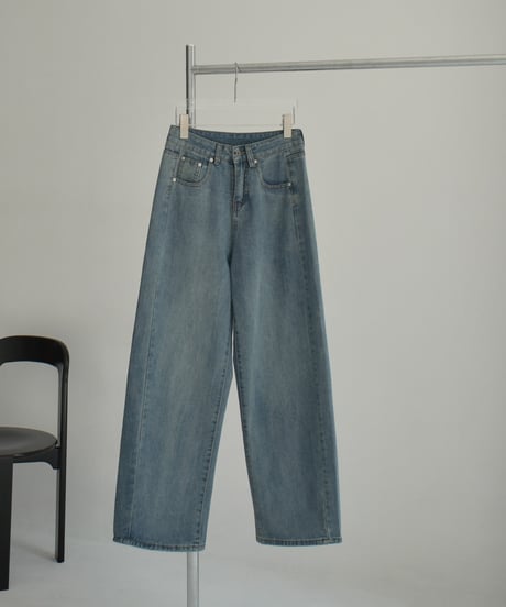 bottoms-02297　Loose Denim Pants