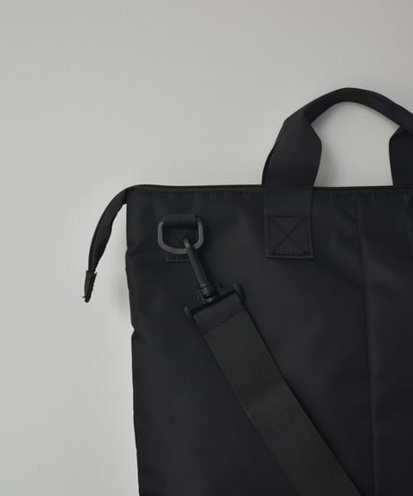 bag2-02666　2way Square Utility Bag　Black