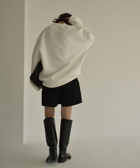 tops-02378 CARDBOARD KNIT PULLOVER