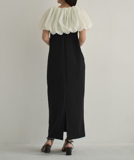 tops-04145　Made in Japan Organza Balloon Tops