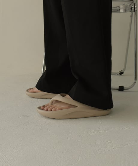 shoes-02170　Recovery Sandals　Greige　Black