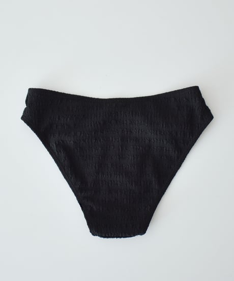 swim-02472 3-piece set Pocopoko swimsuit Black