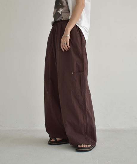bottoms-02289  Wide Cargo Pants  Light Greige  Brown  Black