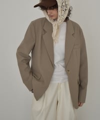 jacket-02028 Tailored Jacket Beige