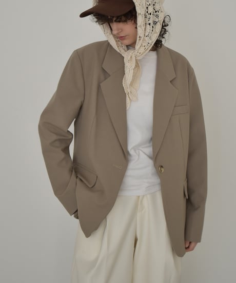 jacket-02028 Tailored Jacket Beige