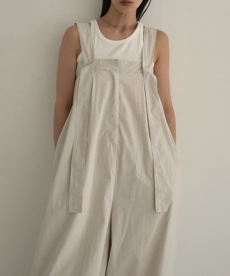 tops-02473　Ribbed Tank Top　White　Mocha　Charcoal　Black
