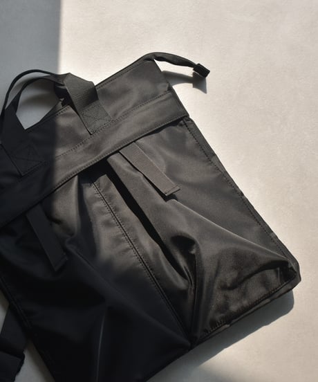 bag2-02666　2way Square Utility Bag　Black